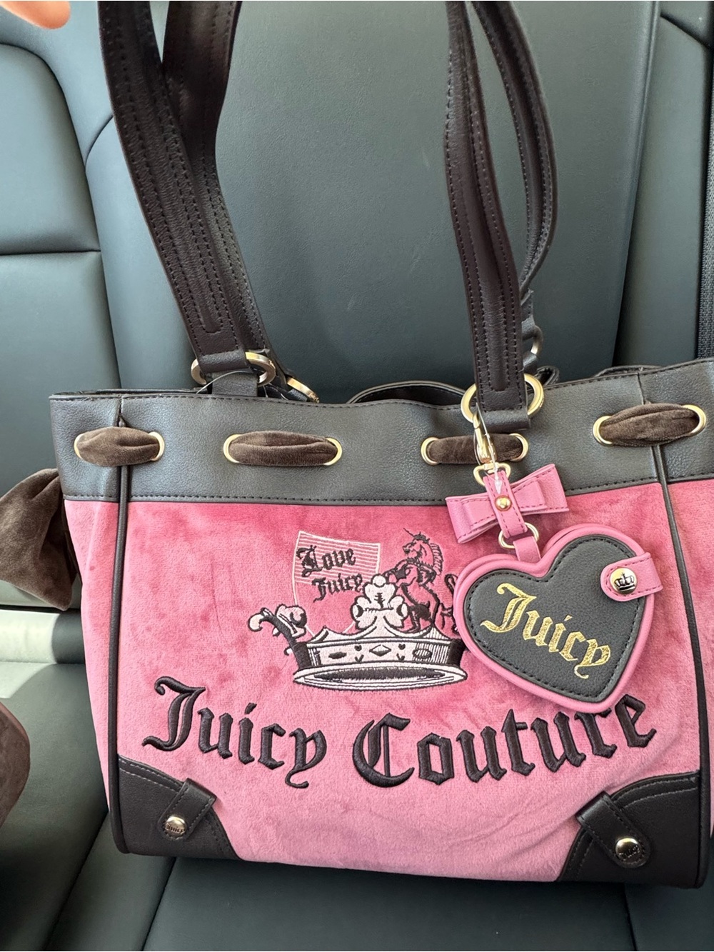 Juicy Couture Crown Daydreamer Tote - Chateau Rose Pink